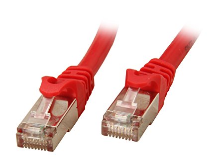 Rosewill 15-Feet Cat 6A Red Screened Shielded Twist Pairing Enhanced 550MHz Networking Cable (RCNC-12053)