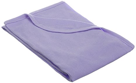 TL Care 100% Cotton Swaddle/Thermal Blanket, Lavender