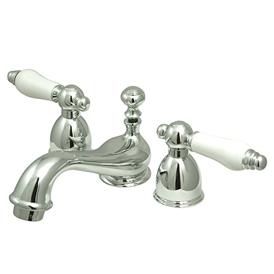 Elements of Design ES3951PL Chicago 2-Handle 4" to 8" Mini Widespread Lavatory Faucet with Brass Pop-up, 4- 1/2", Polished Chrome