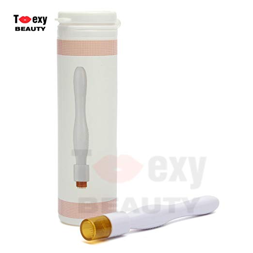 Toexy Beauty 40-Pin Titanium Facial Body Skin Care Massage Stamp Pen Beauty Tool (0.5MM)