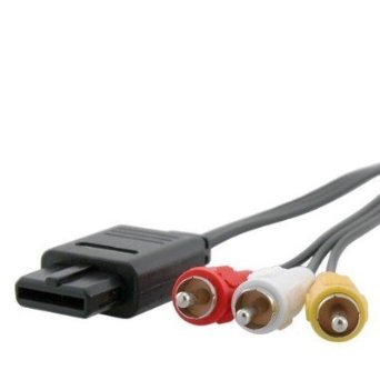 SNES / N64 / Gamecube A/V Cable (TV Adapter for Super Nintendo, Nintendo 64 and GC) (Bulk Packaging)
