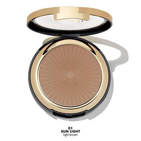 Milani Silky Matte Bronzing Powder - Sun Light (0.34 Ounce) Vegan, Cruelty-Free Bronzer - Shape & Contour Face with a Full Matte Finish