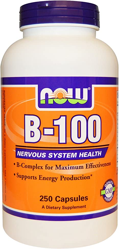 Now Foods B-100, 250 caps (Pack of 2)