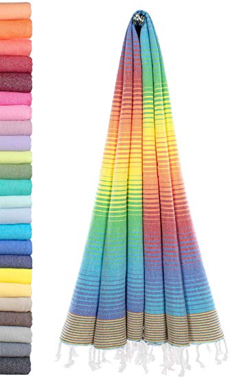 Barcelonetta | Turkish Towel | 100% Cotton | Turkish Beach Towel | Peshtemal | Bath Towel | Made in Turkey (Altruism)