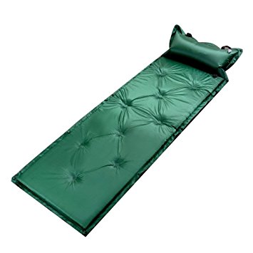 IFLYING Automatically Inflatable Air Bed,Outdoor Inflatable Camping Air Mattress With Built-In Pillow