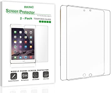[2-Pack] RKINC Tempered-Glass Screen Protector for iPad Mini/iPad Mini 2 / iPad Mini 3 with Retina Display - Premium Crystal Clear (Not Compatible with iPad Mini 4)