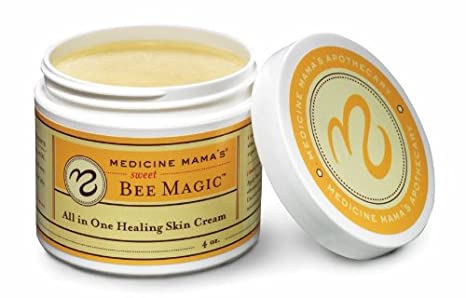 Medicine Mama's Apothecary Sweet Bee Magic All In One Healing Skin Cream, 4 Ounce