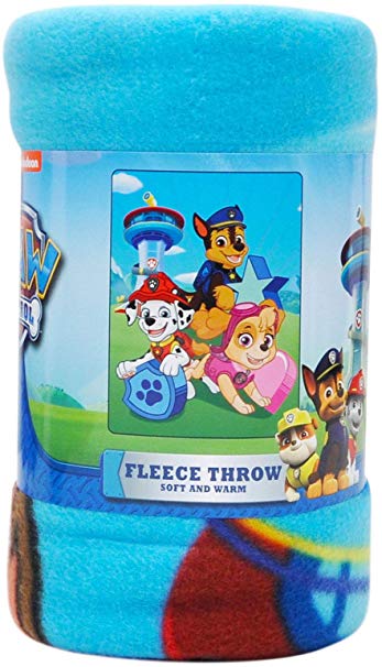 Northwest The Company Paw Patrol Throw Blanket, 46 Inch x 60 Inch, Multicolor