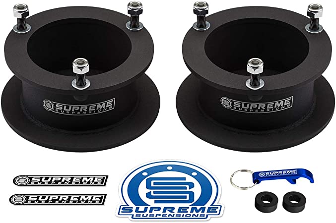 Supreme Suspensions - 3" Front Leveling Kit for 1994-2013 Dodge Ram 2500 3500 and 1994-2001 Dodge Ram 1500 High-Strength Steel Spring Spacers Lift Kit 4WD