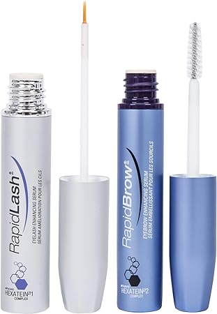 RapidBrow Eyelash Enhancing Serum & Eyebrow Enhancing Serum 2-Pack, 6 Milliliters