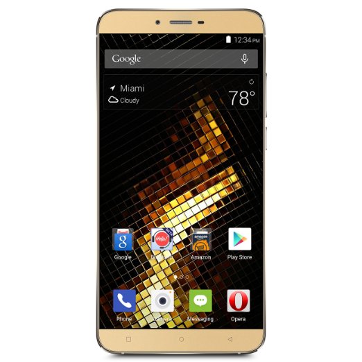 BLU Vivo 5 Smartphone-5.5-Inch 4G LTE GSM Unlocked-32GB Plus 3GB Ram, Gold