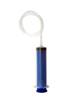 Karlling 150ML Large Big Plastic Hydroponics Nutrient Measuring Syringe