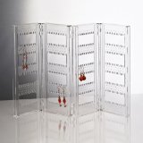 Foldable Acrylic Earring Screen - holds up to 144 pairs of earrings
