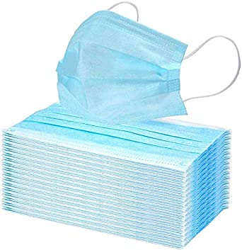 50 Pcs Disposable -3 Ply Comfortable -Anti Dust Breathable