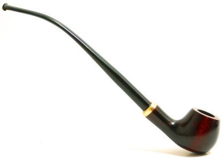 Tobacco Smoke Pipe - Churchwarden No 14 - High Quality From the Root of Pear Wood - Briar Equivalent - Hand Made