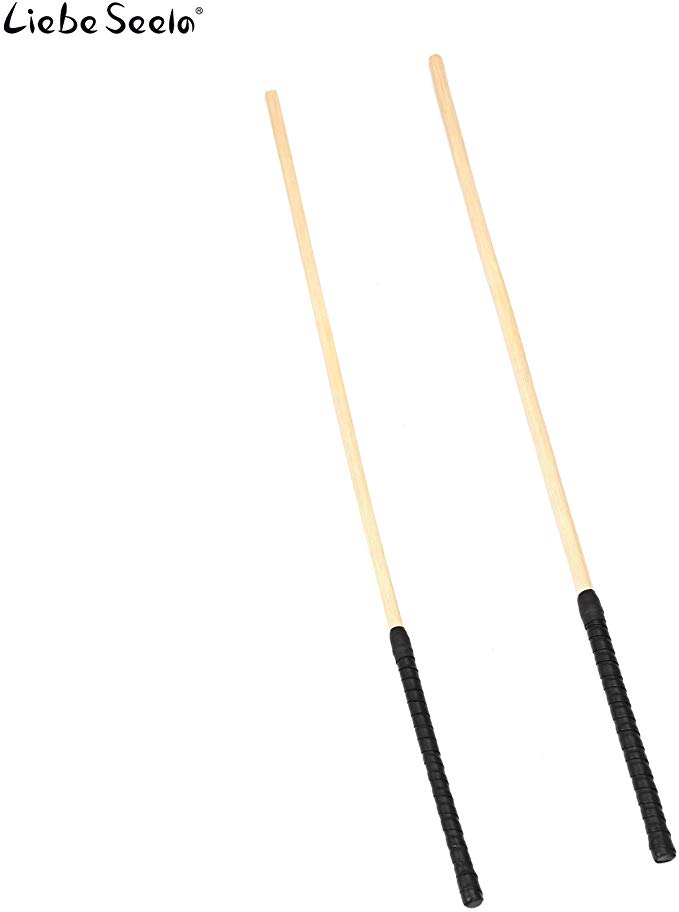 Liebe Seele 26.5’’ Pliable Rattan Caning Canes Whip Riding Crop Set of 2 Pieces