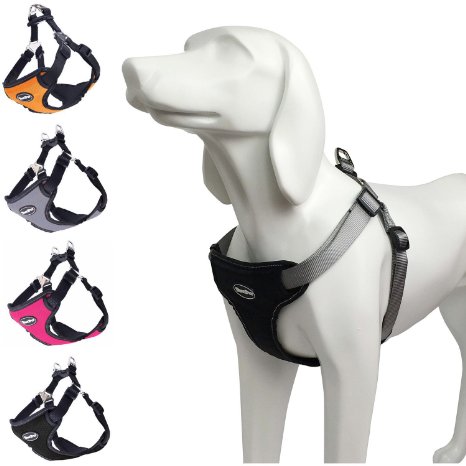 BINGPET No Pull Dog Harness Reflective for Pet Puppy Freedom Walking