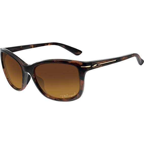 Oakley Women's Drop-In Polarized Rectangular Sunglasses