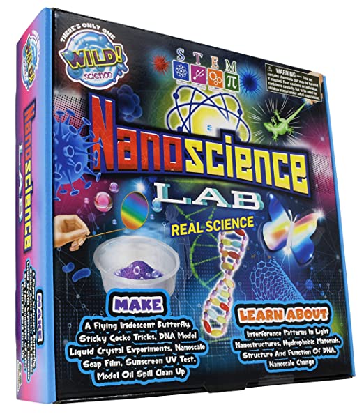 WILD! Science Nanoscience Lab - Science Kits for Kids - Amazing STEM Experiments with Tiny Particles - Easy to Follow Activities with Real World Applications