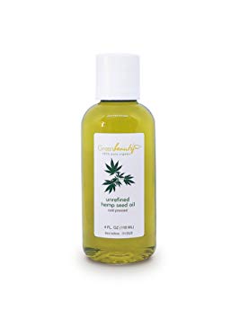 Hemp Seed Oil UNREFINED Virgin Organic Carrier Cold Pressed RAW 100% Pure 4 OZ