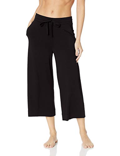 Mae Women's Standard Supersoft French Terry Cropped Lounge Pant