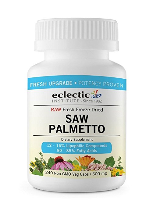 Saw Palmetto 600mg Freeze-Dried Eclectic Institute 240 VCaps
