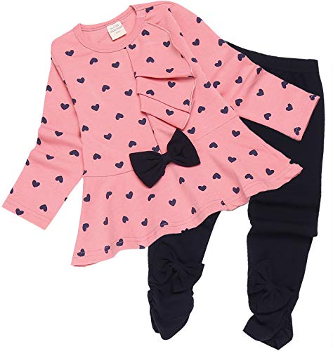 Zeagoo Baby Girls Pjs Sets Kids Cute 2pcs Outfits Toddler PJS Cotton Pajamas for Girls