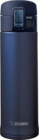 Zojirushi SM-KHE48AG Stainless Steel Mug, 16-Ounce, Smoky Blue(Stainless steel)