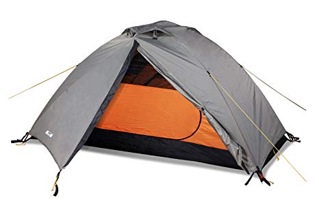 MIER 2 Person Camping Tent Free Standing Outdoor Backpacking Tent with Footprint, Waterproof & Quick Setup, 3 Season