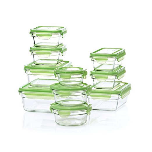 Snapware Glasslock Containers - 18 CT