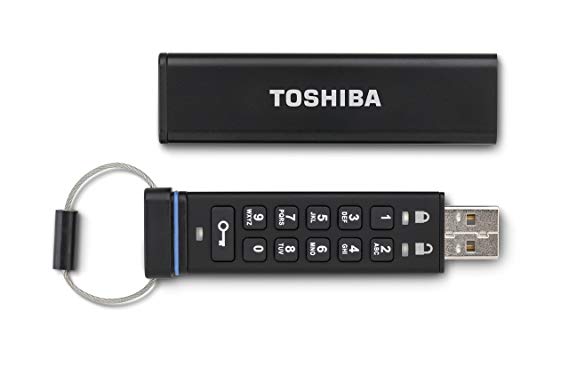 Toshiba Encrypted USB Flash Drive (PFU008D-1BEK)