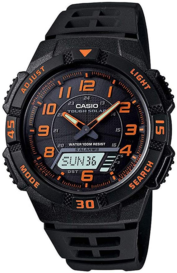 Casio Men's Slim Solar Multi-Function Analog-Digital Watch