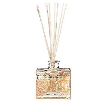 Yankee Candle "Vanilla Satin" Signature Reed Diffuser, White