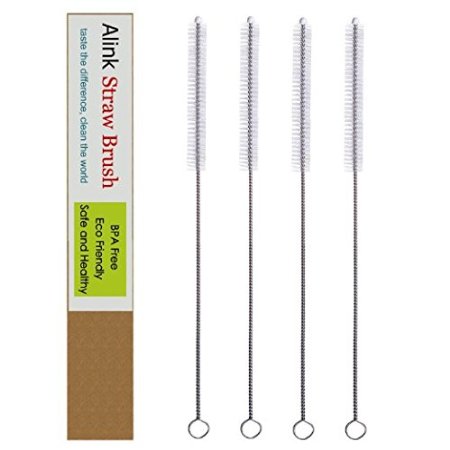 Long Straw Brush Alink Nylon Pipe Tube Cleaner 12-inch X 25-inch Pack of 4
