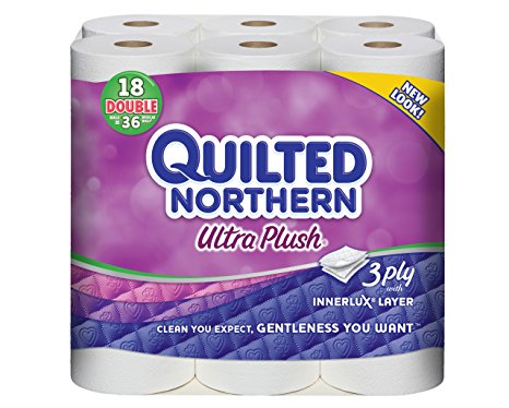 Quilted Northern Ultra Plus Bath Tissue, 18 Double Rolls