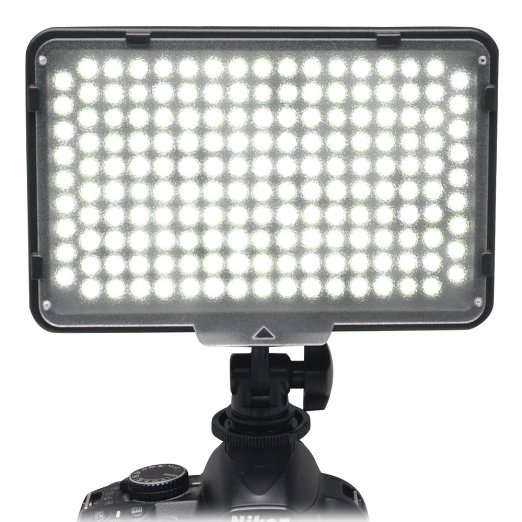Mcoplus 168 LED Studio Video Light Lamp for Canon Nikon Sony DV Camerea Camcorder