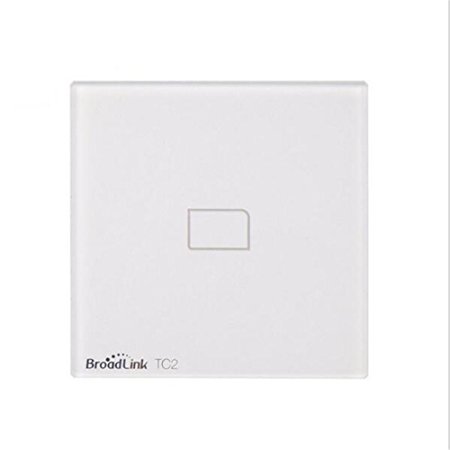 Exotic Life Broadlink TC2 UK Switch 1Gang Touch Switch Smart Home Automation Wireless Wifi Control LED Lights Wall Switch white