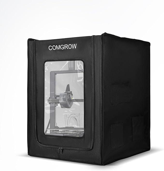 Comgrow 3D Printer Enclosure, 3D Printing Fireproof and Dustproof Tent for Ender 3/Ender 3V3/Ender 3V3 SE/Ender 3 S1 Pro, Constant Temperature 3D Printer Cover 550x650x750mm