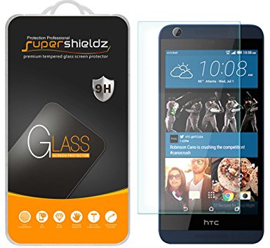 [2-Pack] Supershieldz for HTC Desire 626 626s Tempered Glass Screen Protector, Anti-Scratch, Anti-Fingerprint, Bubble Free, Lifetime Replacement Warranty