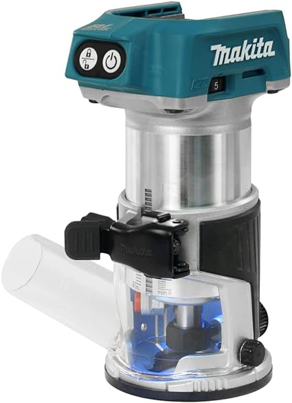 Makita DRT50ZX4 18V Li-Ion LXT Brushless Router Trimmer - Batteries and Charger Not Included