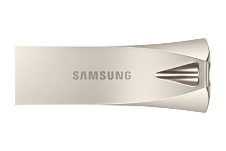 Samsung Bar Plus 64GB - 200MB/s USB 3.1 Flash Drive Champagne Silver (MUF-64BE3/AM)