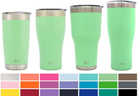Simple Modern 30oz Cruiser Tumbler - Vacuum Insulated Double Wall Stay Hot & Cold - Travel Mug 18/8 Stainless Steel Thermos Green - Mint