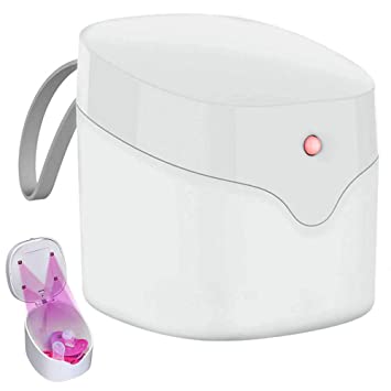 Portable Pacifier UV Light Sanitizer - Kills 99% of Germs in 59 Seconds,Baby USB Pacifier Sterilizer for On The Go&Travel&Car