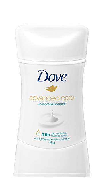 Dove GO Sleeveless Unscented Anti-Perspirant Stick 45g