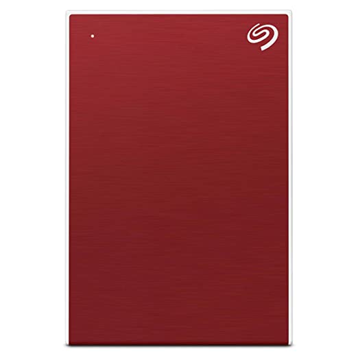 Seagate Backup Plus Slim 2 TB External Hard Drive Portable HDD – Red USB 3.0 for PC Laptop and Mac, 1 Year Mylio Create, 2 Months Adobe CC Photography (STHN2000403)