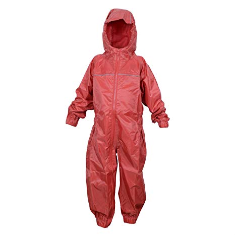 Dry Kids Childrens Waterproof Rainsuit, All in One Dry Suit for Outdoor Play. Ideal Outerwear for Boys and Girls