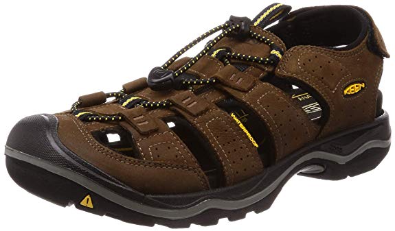 Keen - Men's Rialto II Outdoor Sandals, Bison/Black, 11 M US