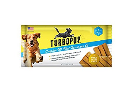 As Seen on Shark Tank - TurboPUP Complete K9 Meal Replacement Bar, Bacon Flavor (2.2 oz)