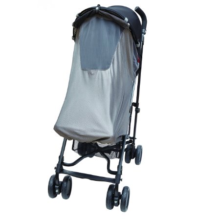 Skip Hop Stroller Sun and Sleep Shade, Silver