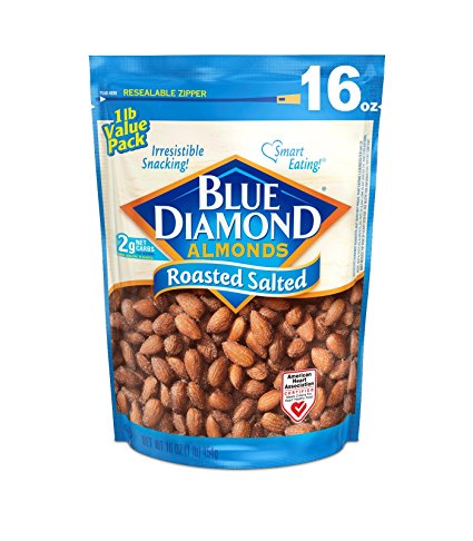 Blue Diamond Almonds, Roasted Salted, 16 Ounce